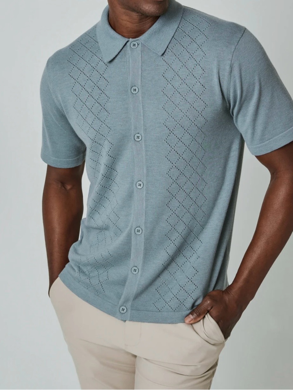 NWT 7diamonds Venice knit polo